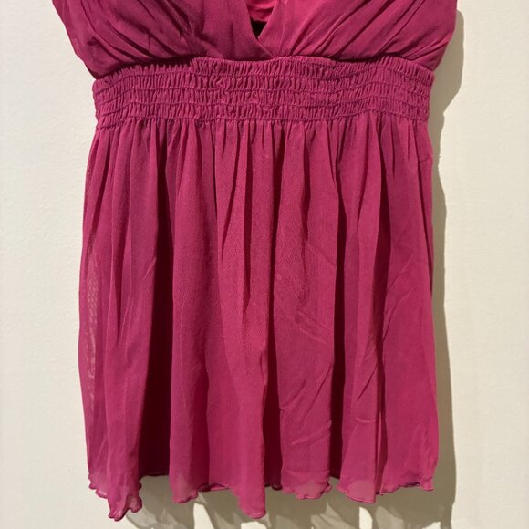 Rampage Pink Sleeveless Baby Doll Top - Women's XS - Picture 3 of 8